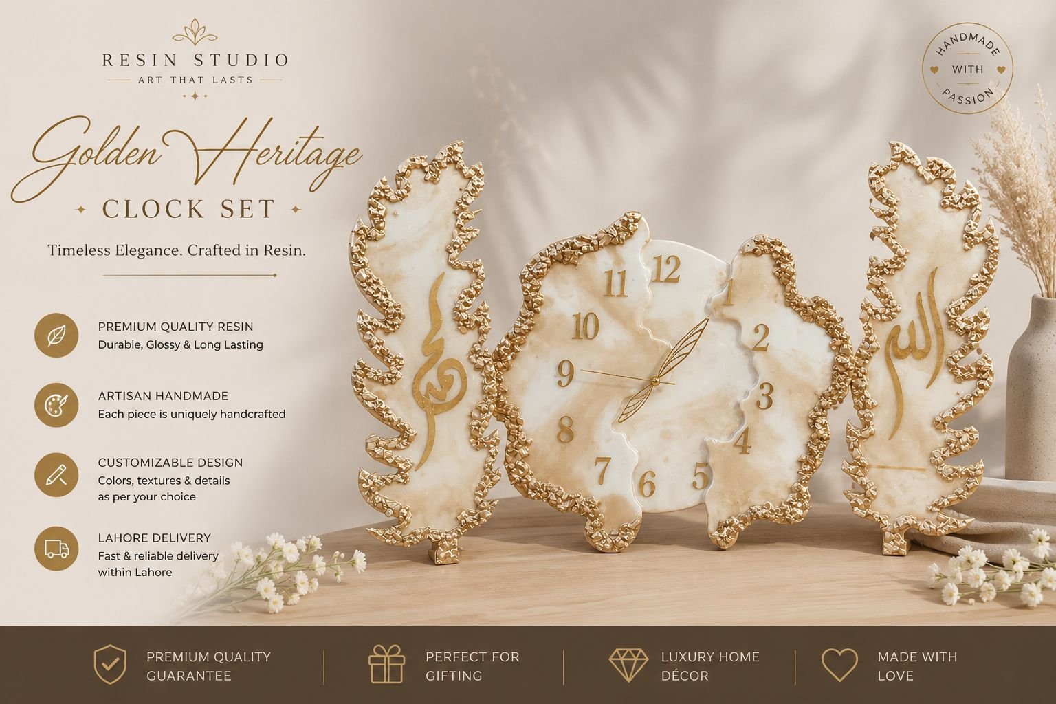 Golden Heritage Clock